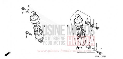 KISSEN, HINTEN CA125V de 1997